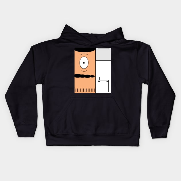 Abstract Bob Kids Hoodie by KatieMorrisArt